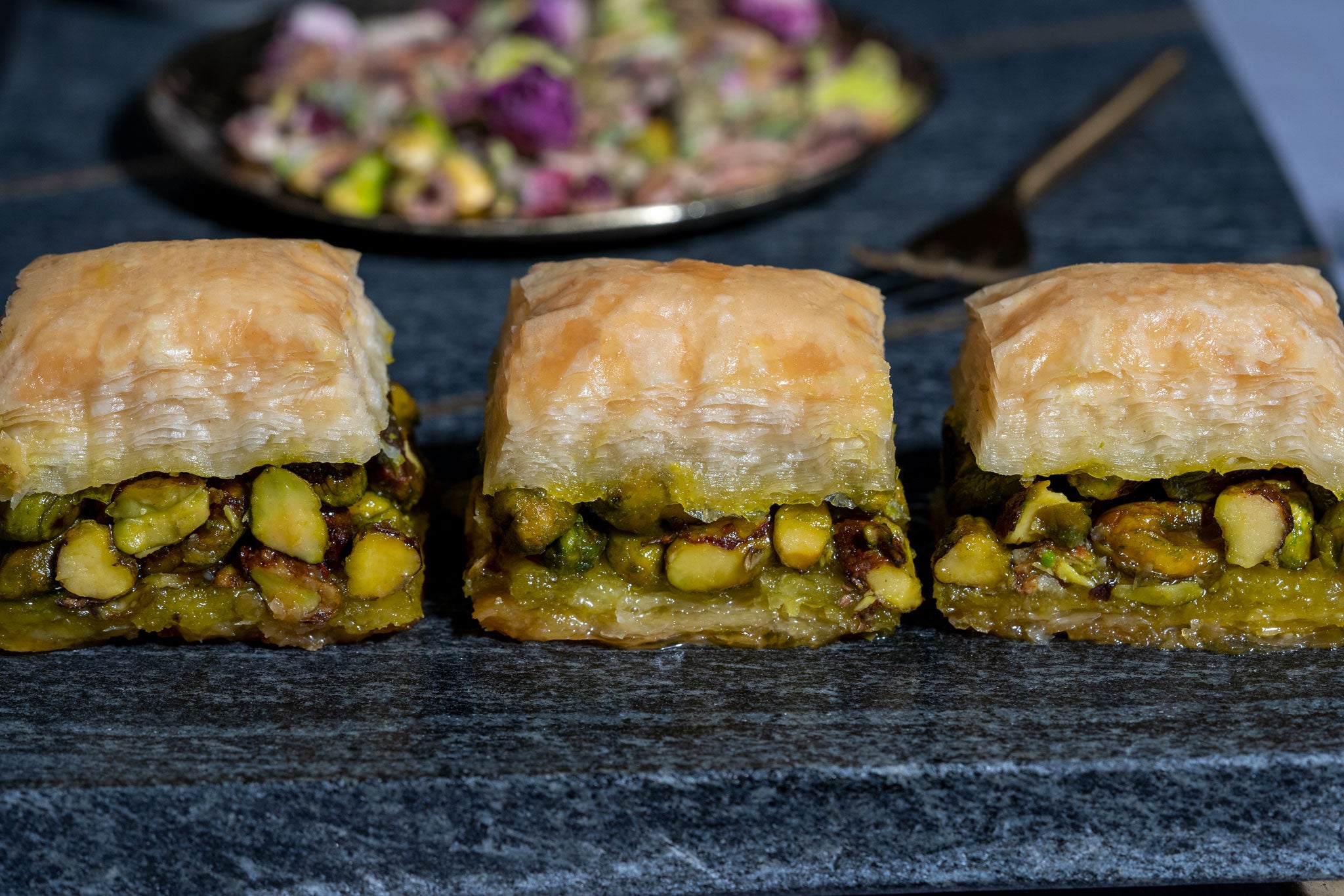 Whole Pistachio Baklava Tray